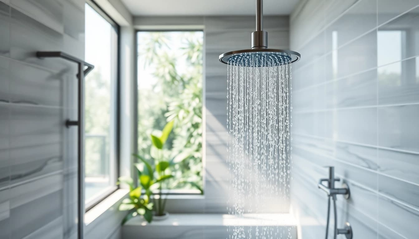 Experience luxury with elegant showers au in a stunning modern bathroom setting.