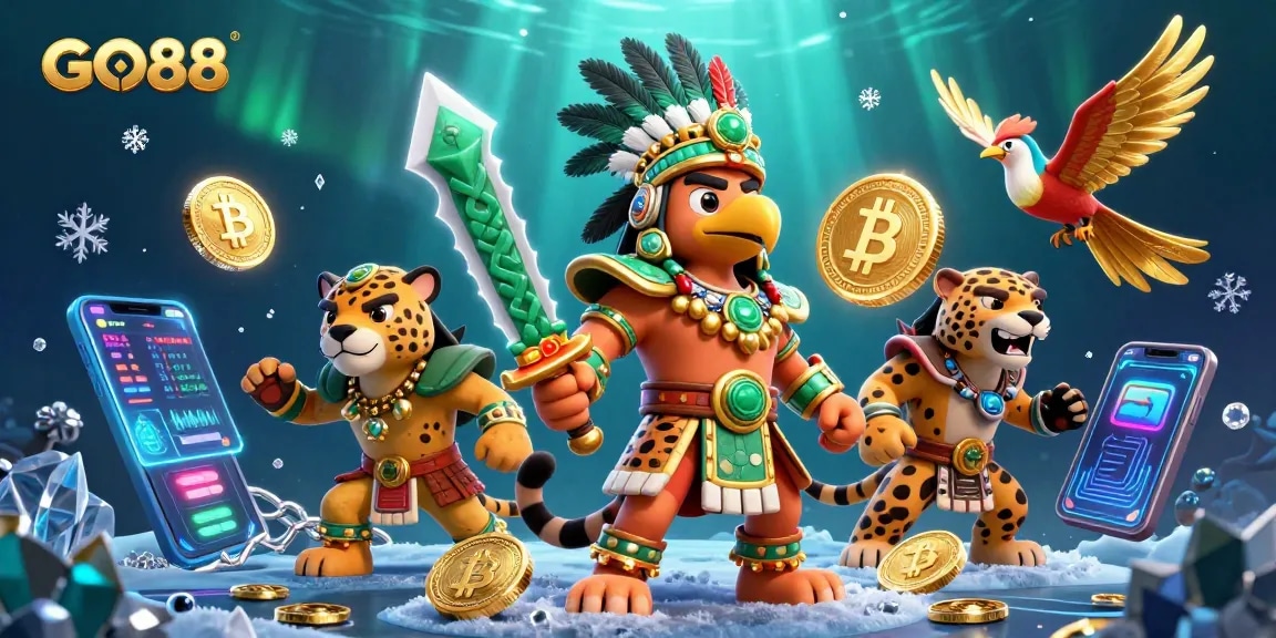 Join the GO88 adventure with exciting gaming action in a vibrant 3D scene.