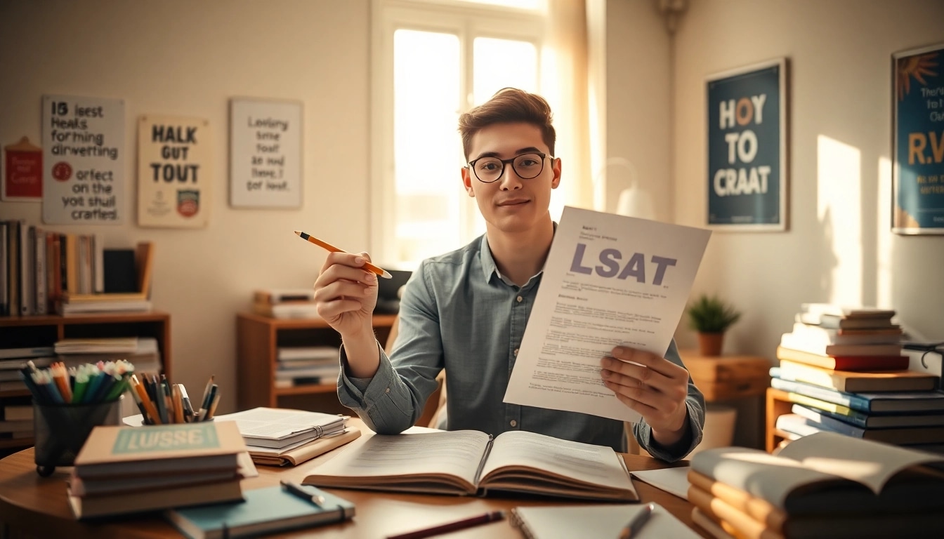 Hire someone to take lsat for you with a focused student studying in a cozy room.