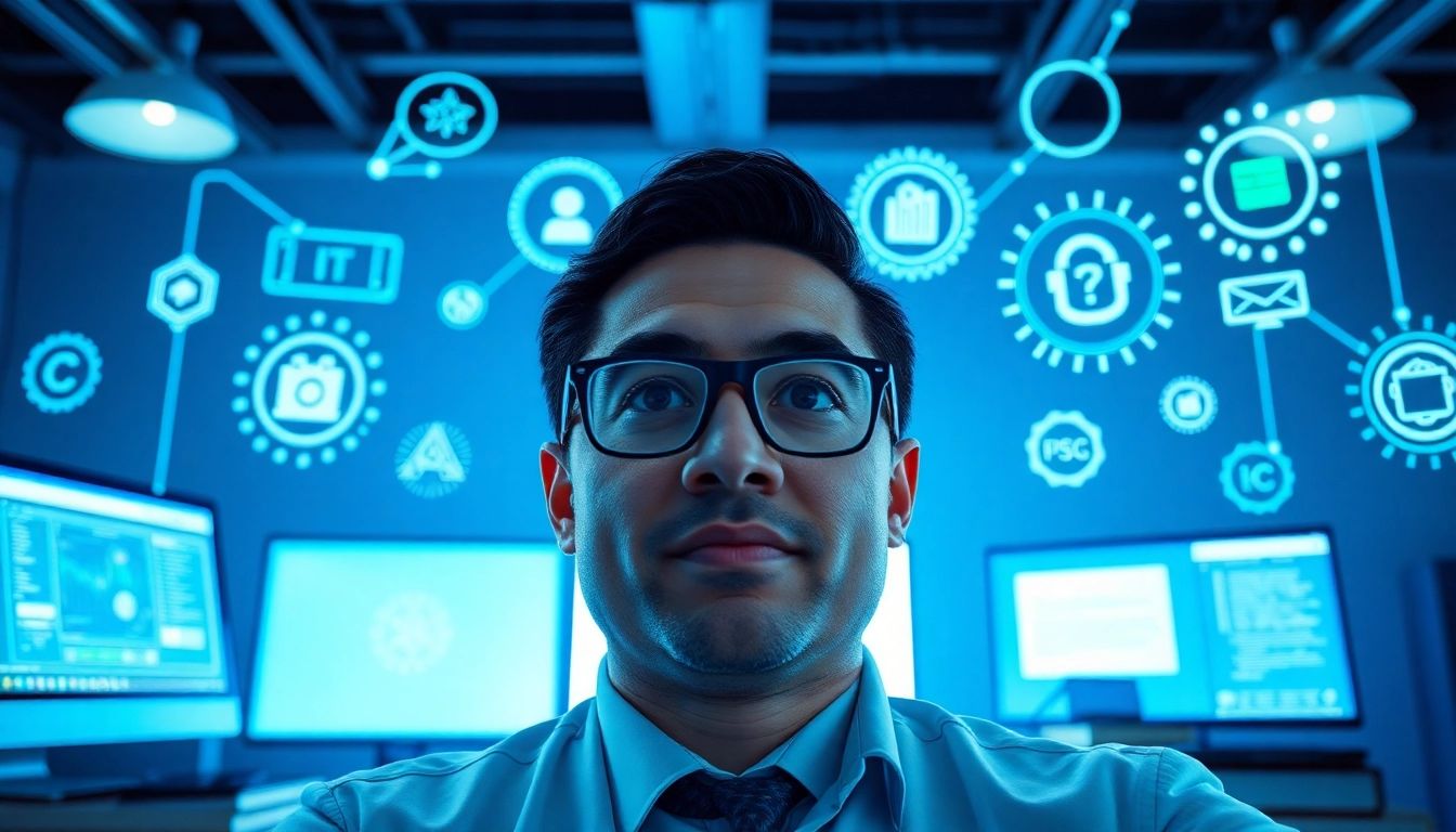 Learn IT certifications without studying in a modern, tech-focused workspace