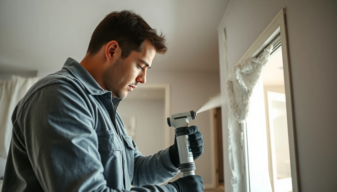 Understanding spray foam removal cost UK through professional extraction in a home environment.