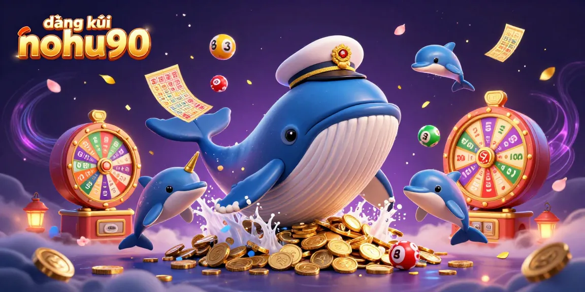 Engage with đăng ký nohu90 for thrilling casino adventures with a whale, narwhal, and dolphins.