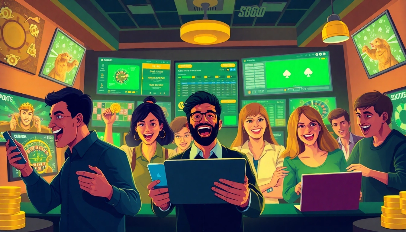 Engaging online gaming experience at S666, inviting atmosphere with diverse players.
