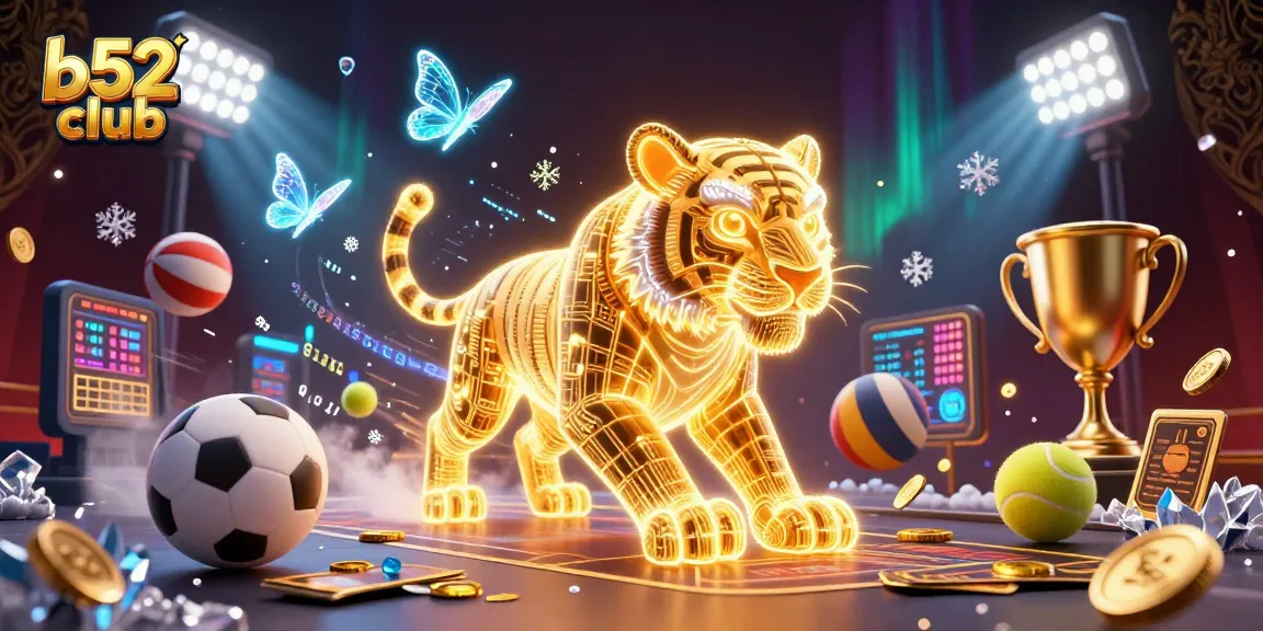 Experience thrilling gaming at b52 club with dynamic casino elements and vibrant 3D graphics.