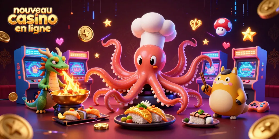 Découvrez les jeux passionnants de nouveau casino en ligne avec un chef sushi, un dragon et un client