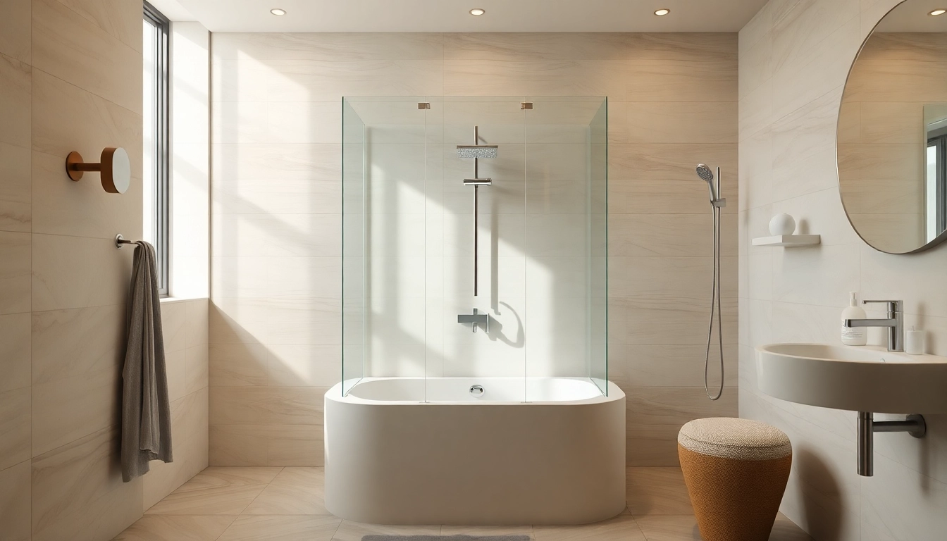 Erleben Sie die elegante sonni Duschkabine in einem modernen Badezimmer mit stilvollen Details.