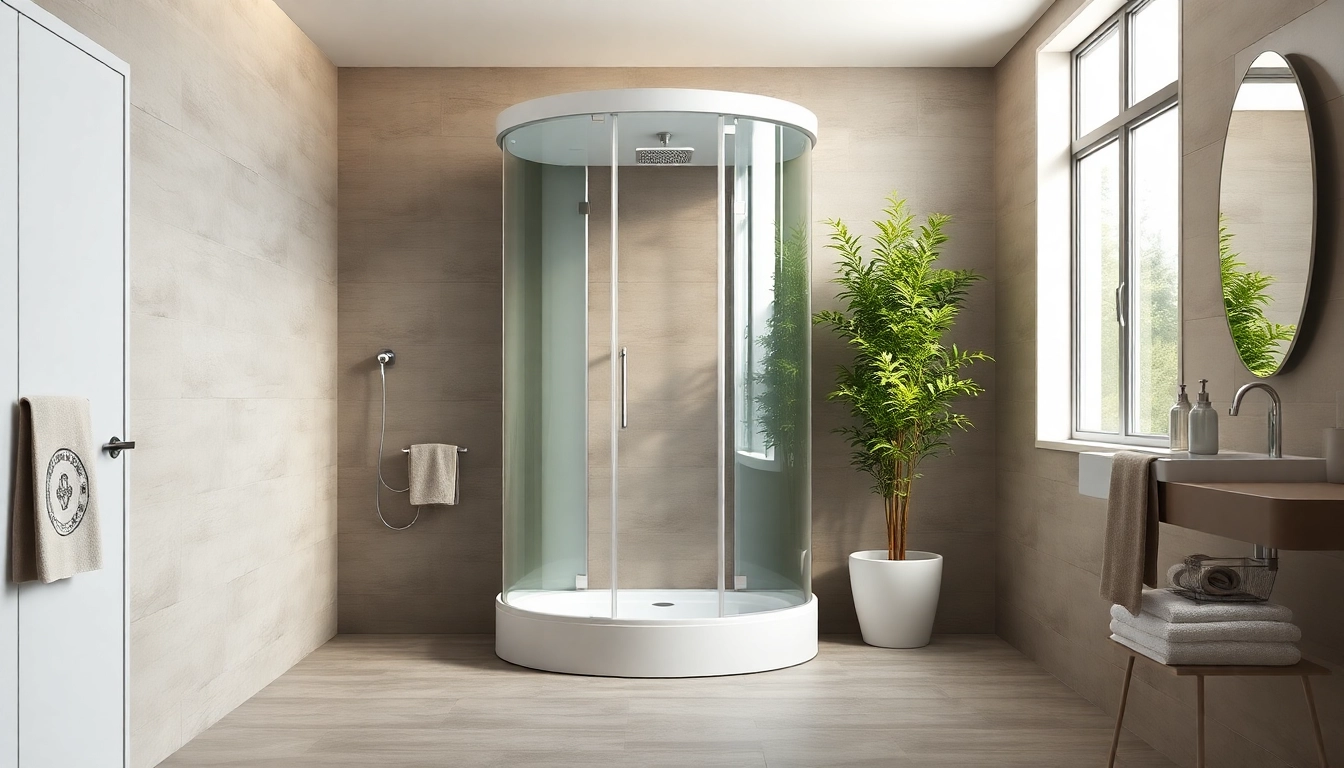 Genießen Sie die elegante sonni Duschkabine 90x90, die modern in einem hellen Badezimmer präsentiert wird.
