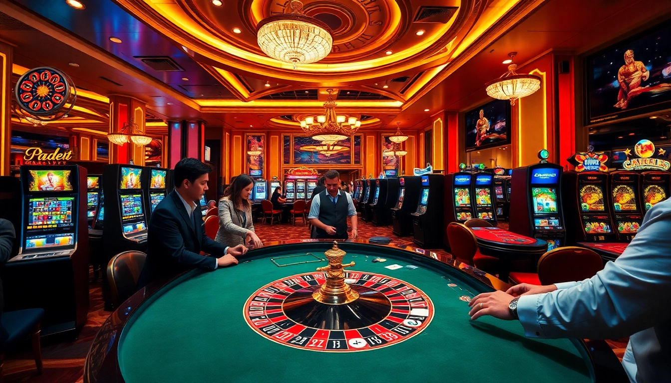 Engage with thrilling games at https://f168.news/ featuring roulette, slots, and vibrant casino atmosphere.