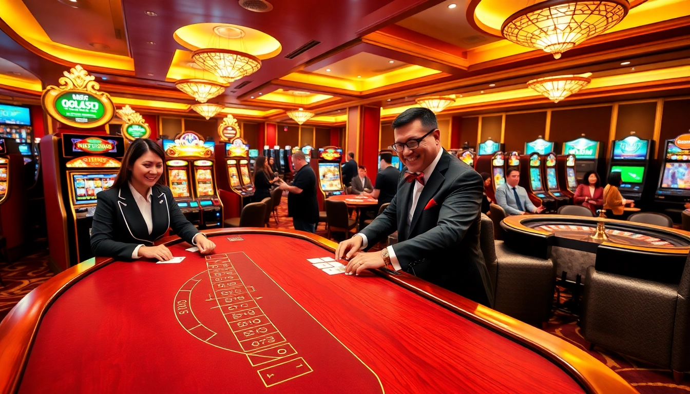 open88 casino experience with thrilling games and vibrant ambiance filled with excitement.