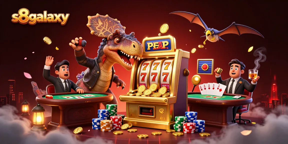 Experience the thrill of jackpots at s8galaxy with a pachycephalosaurus and exciting casino action.