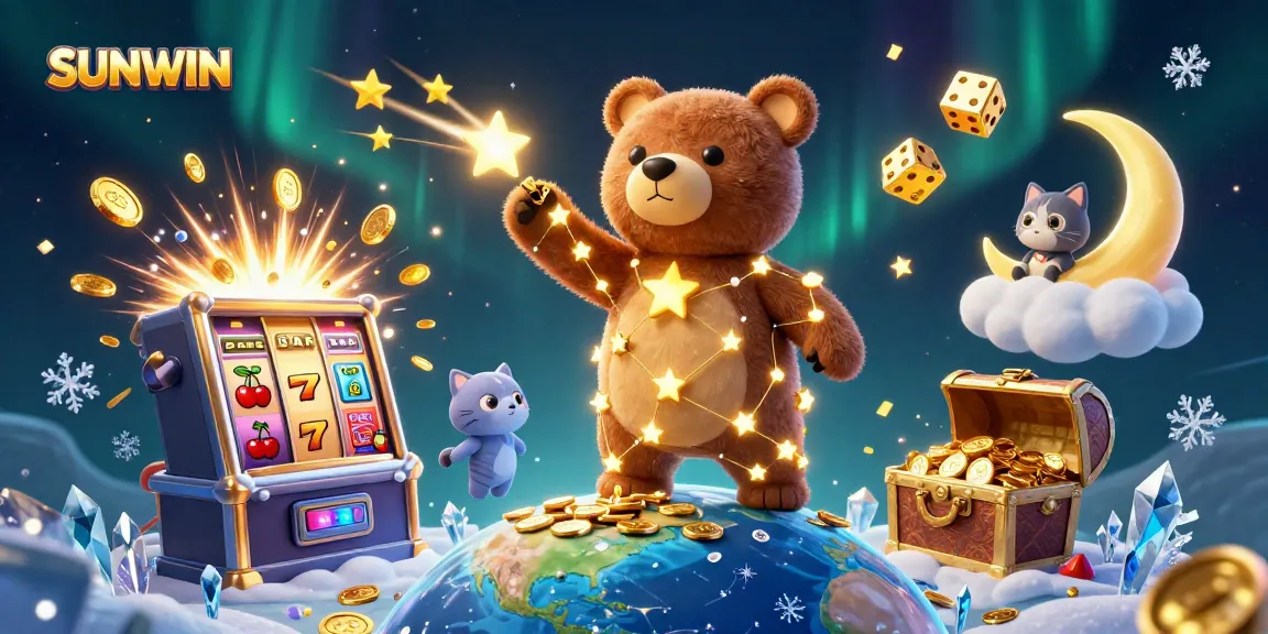 Experience thrilling gameplay with SUNWIN's popular slot machines bursting with coins and prizes.