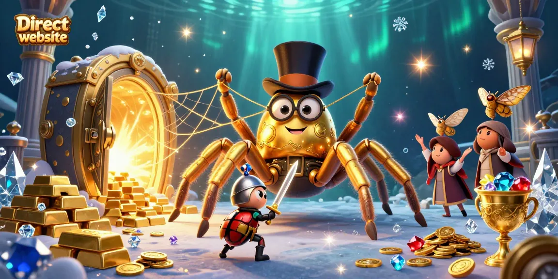 Engage with the thrilling Direct website casino experience featuring enchanting characters in a dazzling scene.