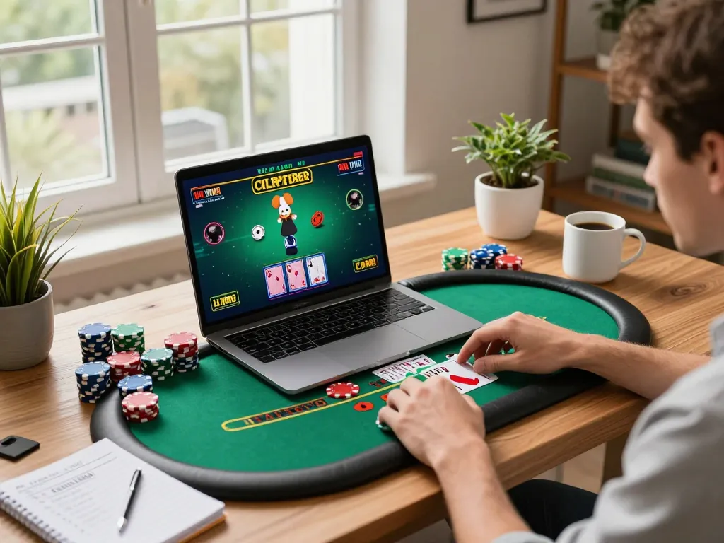 Experience dynamic gameplay at BL555 online casino with live blackjack action and strategic notes.