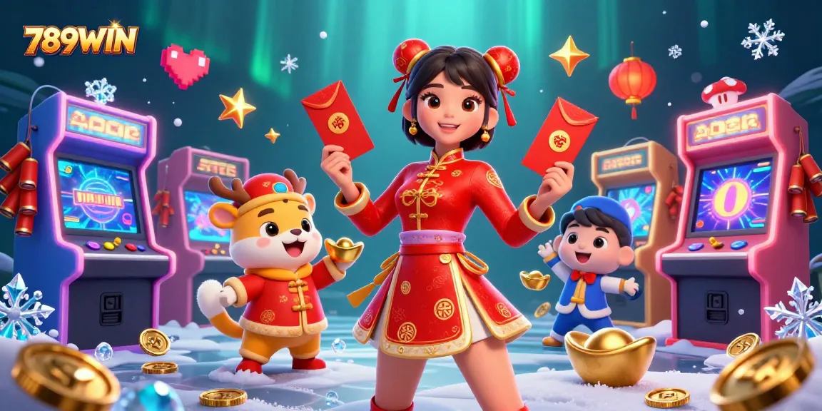Experience the vibrant world of 789WIN with exciting gaming elements and a festive atmosphere.