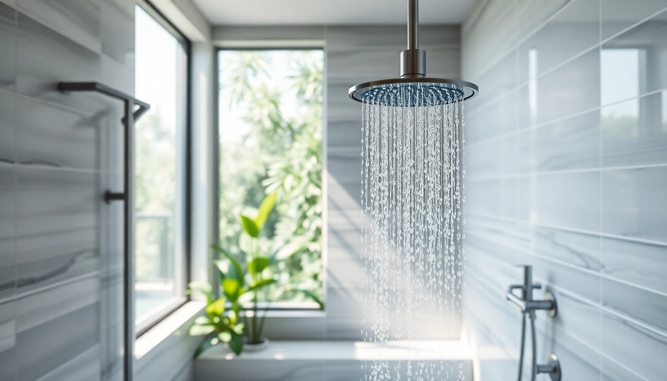 Experience luxury with elegant showers au in a stunning modern bathroom setting.