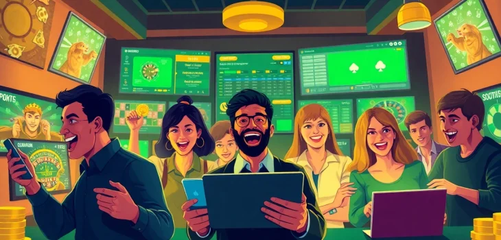 Engaging online gaming experience at S666, inviting atmosphere with diverse players.