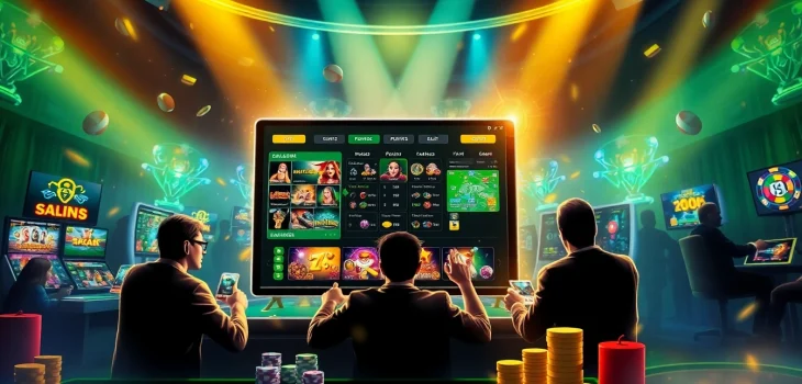 Experience the thrill of online gaming at ev88win.live with vibrant casino scenes and sports betting excitement.