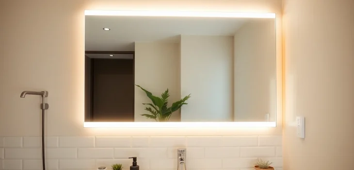 Illuminate your space with a stunning led mirror bathroom that enhances modern aesthetics.