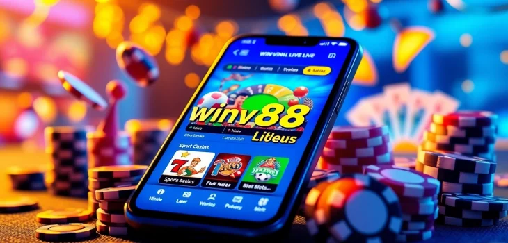 Discover excitement at winvn88.live, showcasing the vibrant world of online betting with sports, casino games, and captivating visuals.