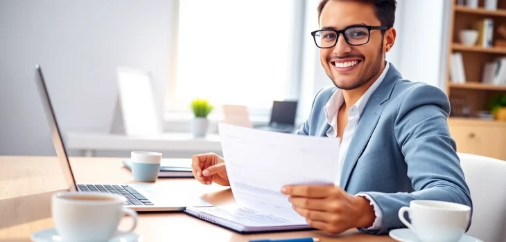 Filling out the eta uk application form in a cozy workspace with natural light and organized tools.