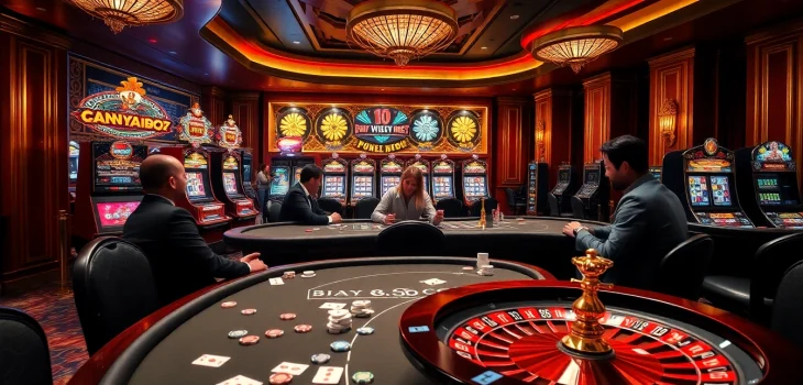 Experience the thrill of gambling at 8DAY.COM with professional poker players and vibrant casino ambiance.