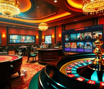 Experience the excitement of Nhà Cái 68VIP with engaging casino tables and vibrant gameplay showcasing online gambling.