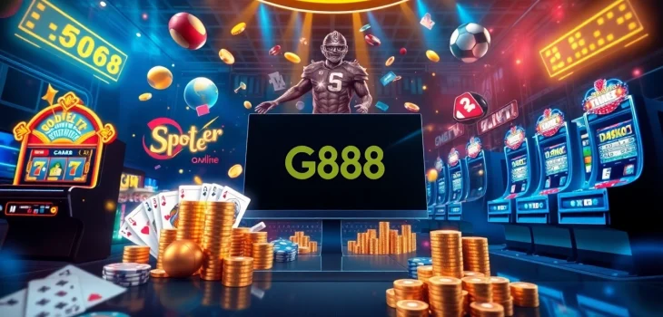 Exciting online gaming showcase at https://g88.de.com/, featuring card games, slots, and sports betting.