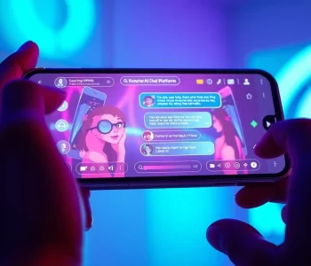 Engaging NSFW AI chat platform interface showcasing vibrant characters.